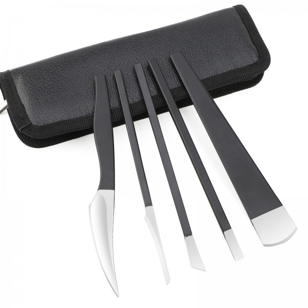 Pedicure Knife Kit, 8pcs Black Foot Dead Callus Remover Stainless Set, Professional Ingrown Toenail Steel Tools, Feet Skin Care Nail File Tool Manicure Clippers Cuticle Scraper Toe Shaver Pedicure Knife Kit, 8pcs Black Foot Dead Callus Remover Stainless Set, Professional Ingrown Toenail Steel Tools, Feet Skin Care Nail File Tool Manicure Clippers Cuticle Scraper Toe Shaver