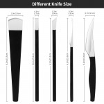 Pedicure Knife Kit, 8pcs Black Foot Dead Callus Remover Stainless Set, Professional Ingrown Toenail Steel Tools, Feet Skin Care Nail File Tool Manicure Clippers Cuticle Scraper Toe Shaver Pedicure Knife Kit, 8pcs Black Foot Dead Callus Remover Stainless Set, Professional Ingrown Toenail Steel Tools, Feet Skin Care Nail File Tool Manicure Clippers Cuticle Scraper Toe Shaver