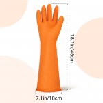 Burkal Insulating Gloves, 18” Heavy Duty Laboratory Gloves for Electrical Work and Other Applications Requiring Insulation Burkal Insulating Gloves, 18” Heavy Duty Laboratory Gloves for Electrical Work and Other Applications Requiring Insulation