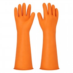Burkal Insulating Gloves, 18” Heavy Duty Laboratory Gloves for Electrical Work and Other Applications Requiring Insulation