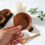 Xandory Muffin Liners, Grease-Proof Paper Cupcake Baking Cups 100 Count- Brown Xandory Muffin Liners, Grease-Proof Paper Cupcake Baking Cups 100 Count- Brown